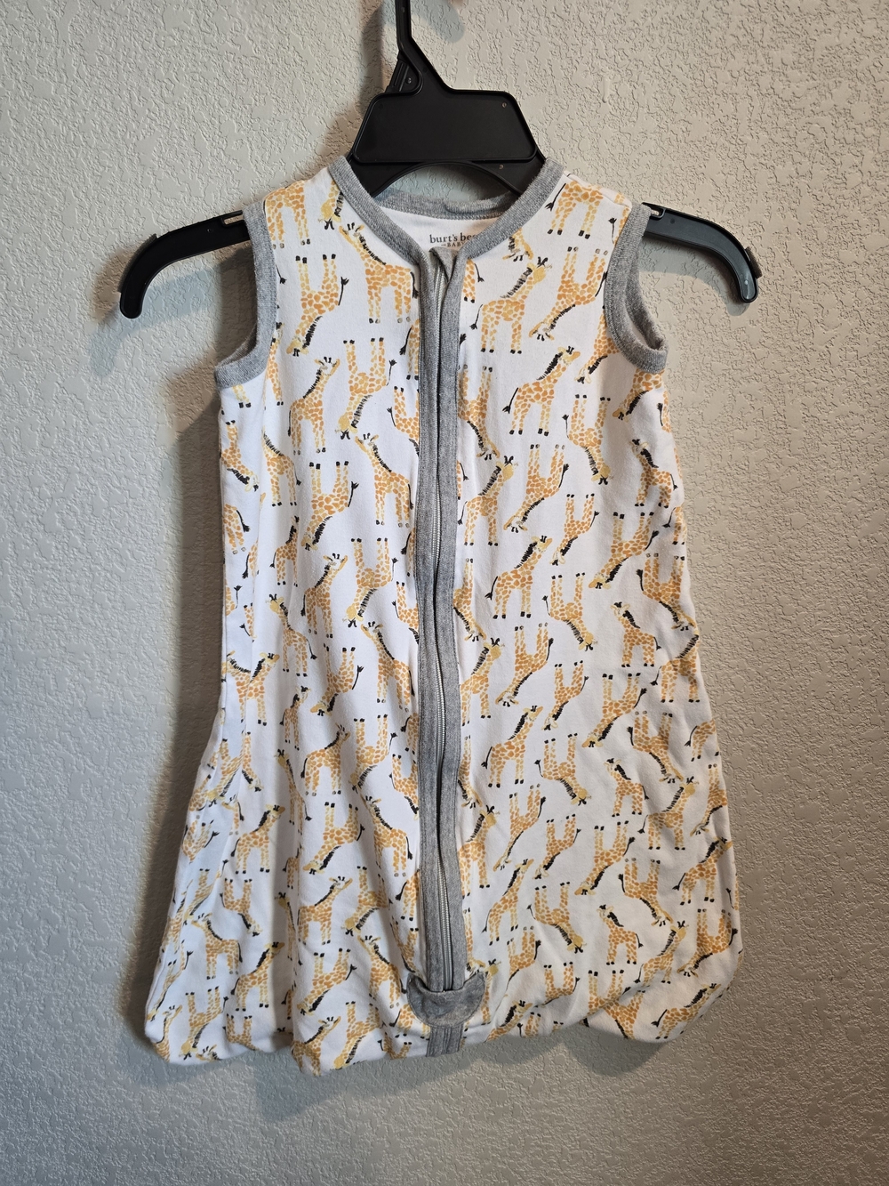 Burt's Bees Baby Beekeeper Wearable Blanket Giraffe Print - Size Medium 6-12M